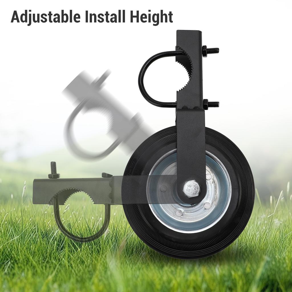 Колесо для ворот Сверхпрочное Колесо для фермерских ворот Легкая установка Грузоподъемность 500 фунтов Колесо для забора Для улицы