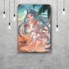 Мультяшный плакат-декор Granblue Fantasy Винтажная жестяная табличка Металлическая табличка Декоративная табличка для паба Бара Мужской комнаты Клуба Настенное украшение