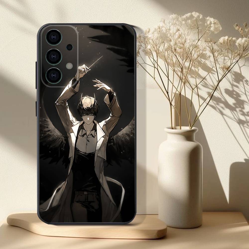Чехол для телефона «Всеведущий читатель» для Samsung S 25,24,23,22,30,21,10,9,Ultra,Plus,Lite,FE,4,5G Черный Мягкий Чехол