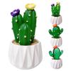 Имитация кактуса украшение для дома искусственное растение в горшке имитация статуэтки кактуса украшение подходит для кабинета гостиной