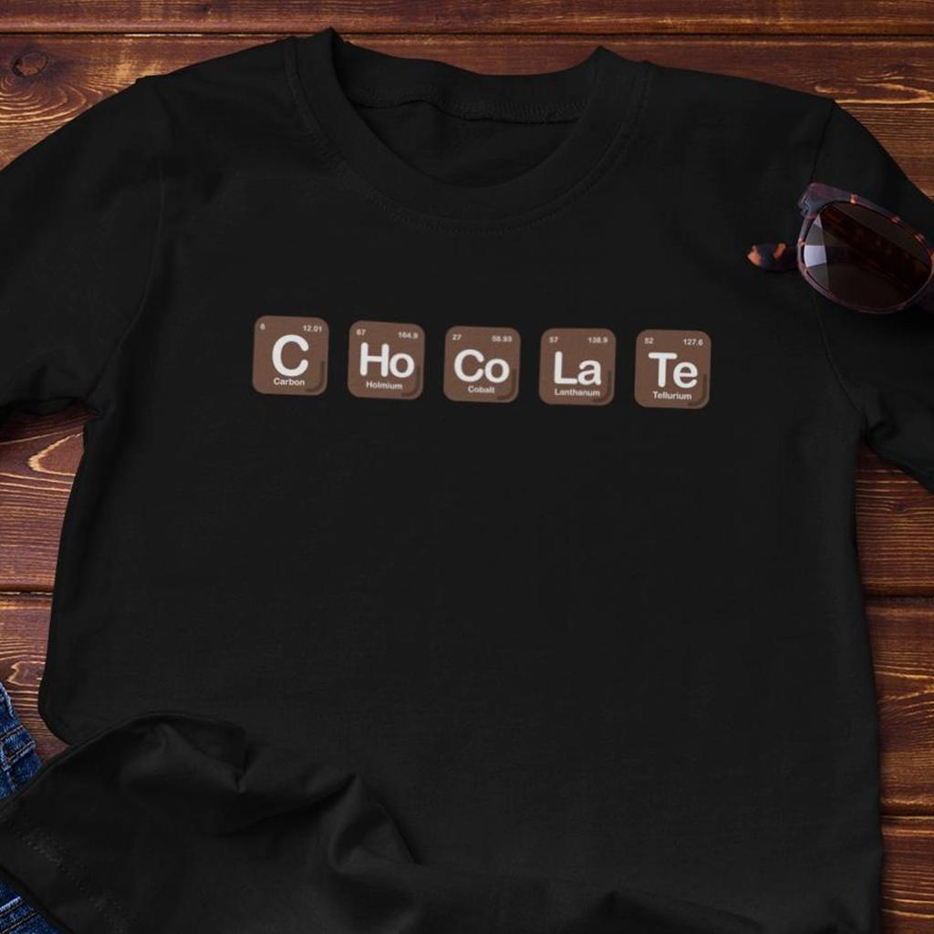 Periodic Table Chocolate Tee | Chemistry Elements Chocolate Shirt