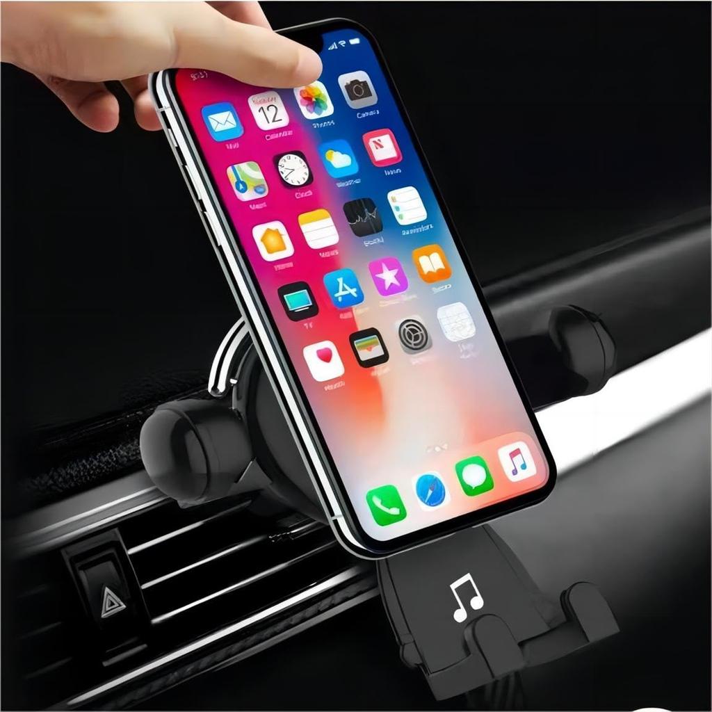 Крепление для телефона - Универсальное, милый мультяшный дизайн - Многофункциональное крепление на вентиляционное отверстие для навигации – Зажим-хвост с крючком