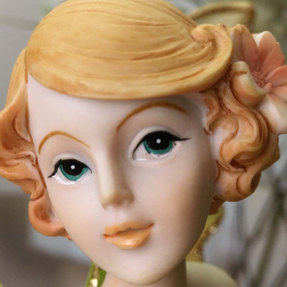 Girl DIY Garden Home Ornament Crafts Fly Fairy Car Decor Angel Figurines Miniatures Flower Fairy