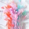 50Pcs18 Color Feather Decoration Diy Handmade Materials Small Butterfly Color Feather Decoration Headgear Clothing Accessories