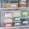Дата Содержание Материал Наклейки для Хранения Продуктов Холодильник Морозильная Камера DIY Пустые Отметки Кладовая Герметичные Этикетки для Контейнера Бутылки Коробки