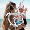 Новое женское ожерелье с черепахой Love Mother Child Animal Creative Turtle Beach Cuestioner Gift