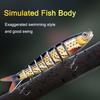 13.5CM/19G Multi-Jointed Fishing Lure with Hooks Slow Sinking 8-Section Swimbait Bionic Hard Artificial Bait Freshwater Saltwater Fishing Accessories