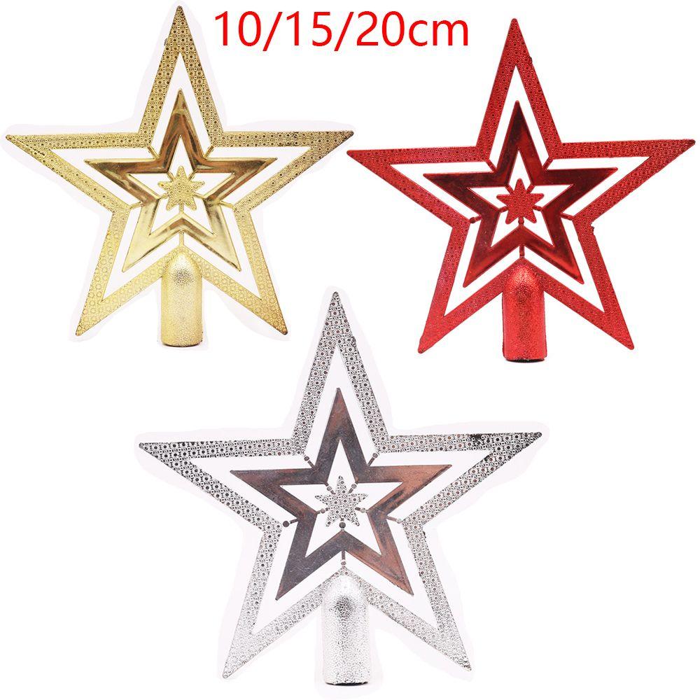 Home Gift Topper Christmas Decoration Treetop Christmas Tree Top Star Hang Sparkle