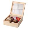 Lockable Decorative Wooden Storage Box Craft Souvenir DIY Organizer Removable Tray Dividers Gift Storage Container