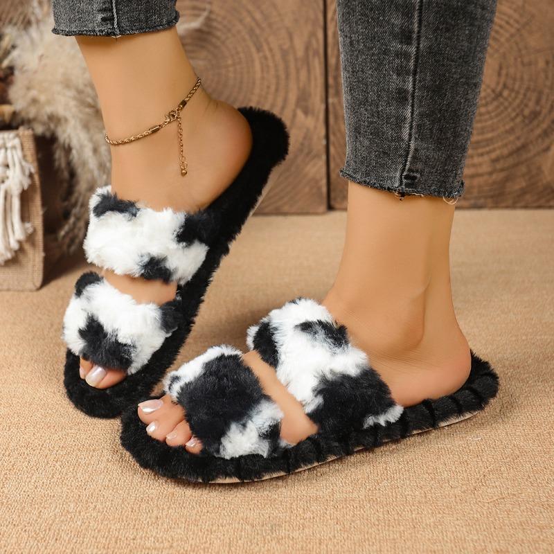 Fashion 2025 Hot Sale of The Season New Women's Slippers Fashionable Outdoor Wearable  Cotton Slippers for Autumn Winter Slippers
