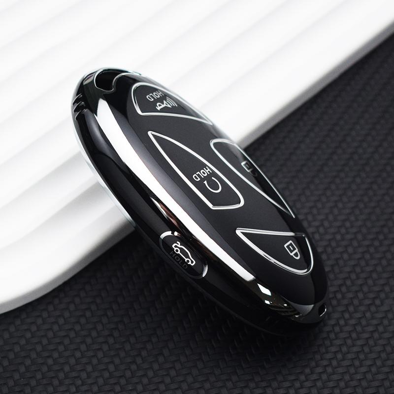 TPU Car Smart Key Case Cover For Hyundai Santa Fe Tucson 2022 Ioniq 5 Atos Prime Solaris 2021 Hyundai Palisade 5/7 Buttons