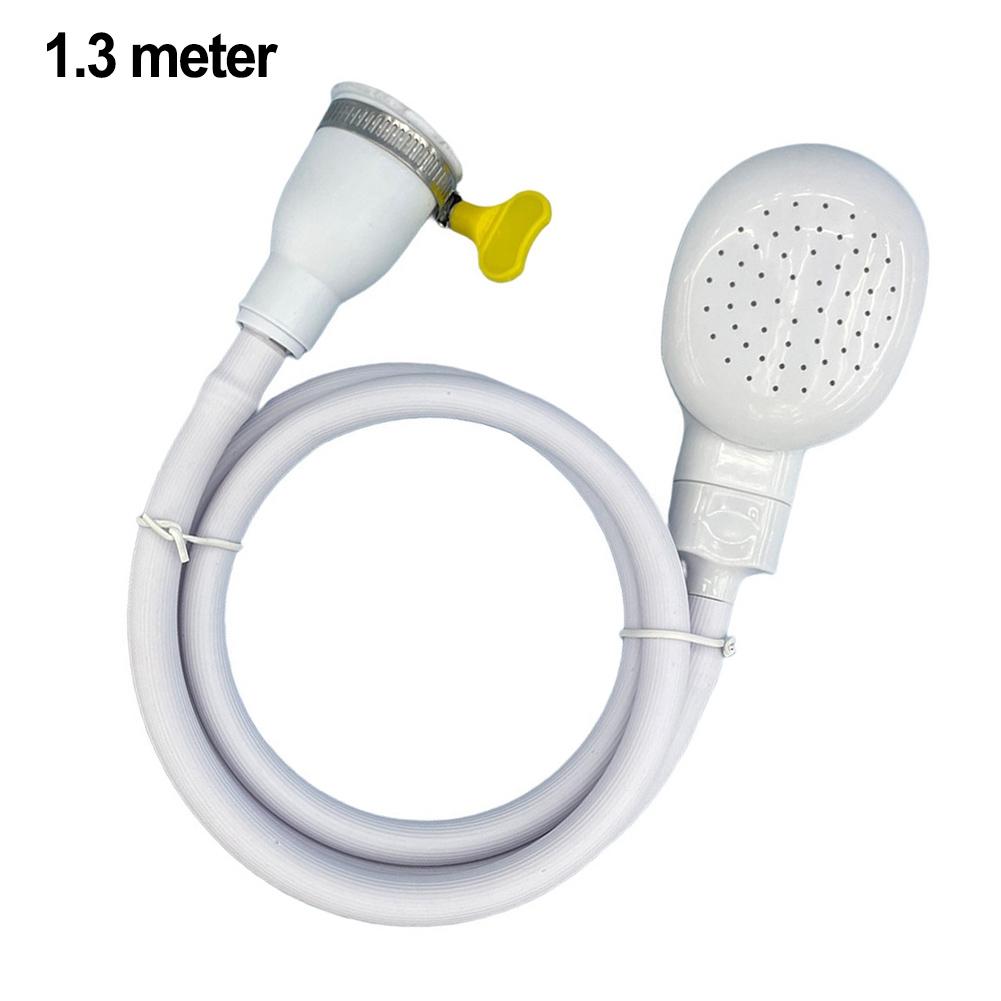 Indoor Bathing 2.2M Optional Portable Shower Attachment Adjustable Length Shower Attachment Bath Hose Fit Clamp Shower Hose