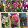 Чехол с изображением весенних тюльпанов для Samsung Galaxy S23 S21 S22 Ultra Plus S20 FE Note 20 Note 10 S8 S9 S10 Plus