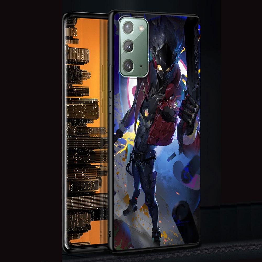 Кейс Billy the Kid Zenless Zone Zero для Samsung Galaxy Note 20 Ultra 10 Plus 9 8 Чехол для телефона из ТПУ Note 10 Lite Черный Мягкий корпус