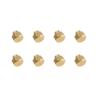 8Pcs 1 24 RC Hex Nut Brass Wear Resistant RC Wheel Lock Nut Replacement for Axial SCX24 5mm   0.2in