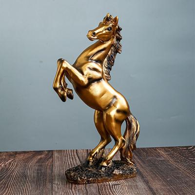 Смола Статуэтка Лошади Скульптура Лошади Настольные Украшения, Домашние Поделки, Отлично подходит для Дома, Офиса, Кофейни, Ресторана
