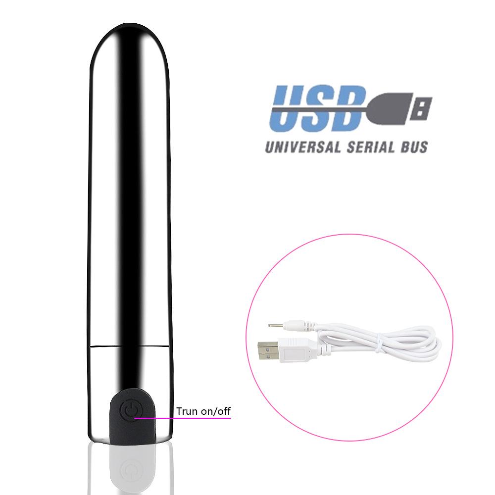 USB перезаряжаемый вибратор-пуля, 10 режимов вибрации, женский мастурбатор-пуля, вибрирующая игрушка-яйцо
