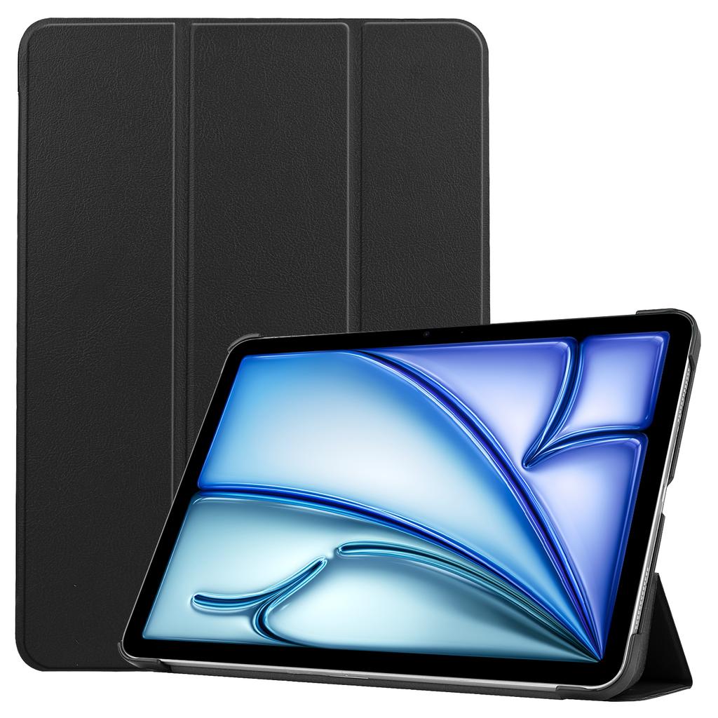 For iPad Air 13 (2025)/(2024) Case Auto Wake/Sleep Tri-Fold Stand Leather Tablet Cover