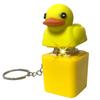 Duckling Quack Fidgety Toy Duck Keyboard Keycap Regulator Rattle Button Sound Keychain Decorative Ornament Relieve Stress
