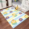 Japanese P0kem0n Theme Psyduck Printed Carpet Rugs for Living Room Bedroom Dining Office Sofa Non-Slip Large Decor Mat Potdemiel