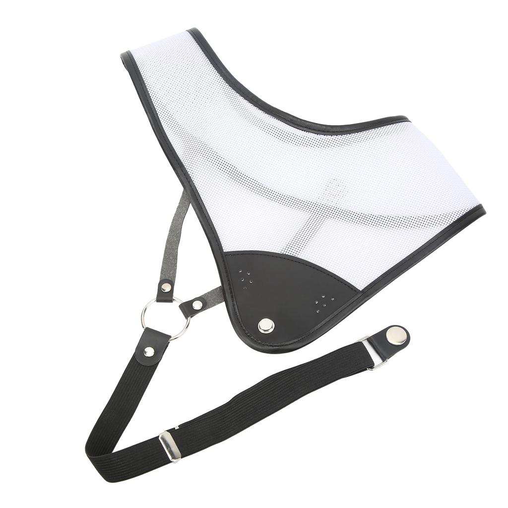 Защитная нагрудная защита для стрельбы из лука, профессиональная защита груди для соревнований по рекурсивному композитному луку, белая, размер S