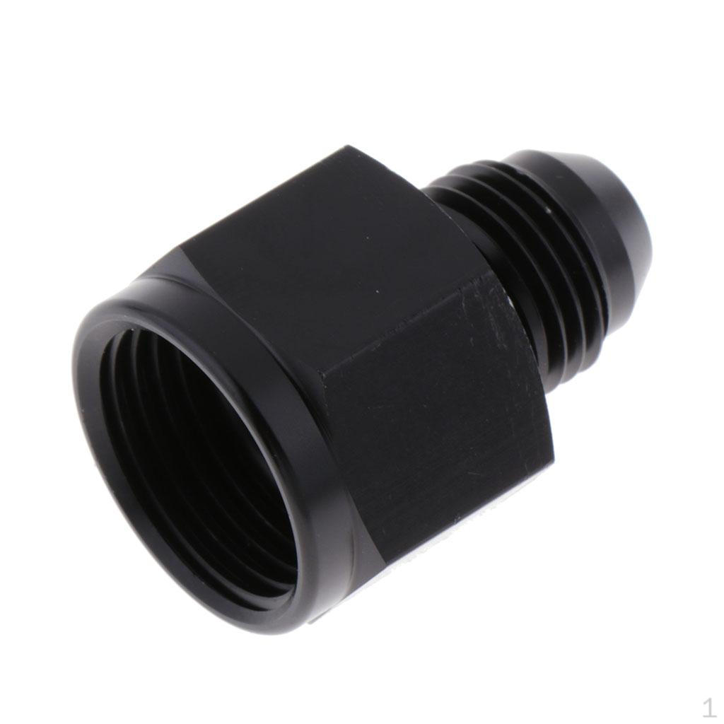 Black AN8 Female to AN6 Male AN Fitting Reducer Adapter