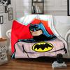 1pc batman, superhero Blanket Lightweight Flannel Throw For Sofa, Bed, Travel, Livingroom, Office, Couch, Chair, And Bed