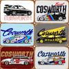 Sierra SIERRA RS500 COSWORTH LEGEND Car Vintage Metal Poster Sign Club Custom Indoor Wall Tin Sign Room Decor Home Decor