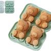 Bear Ice Cube Mould Silicone Ice Cube Home Ice Cream Ice Cream Frozen Ice Ball Ice Box Ice Mould