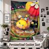 Custom Tapestry Wall Hanging, Pikmin Personalized Name Text Home Wall Decor
