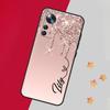 Personalised Glitter Name For POCO X5 X3 Pro M5 M5s F4 X4 F3 F5 Case For Xiaomi 13 13T Pro 12 Lite 12X 11T 12T 14 Pro