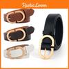 Belt Leather Vintage Women Versatile Decorative Waistband Casual Jeans Strap