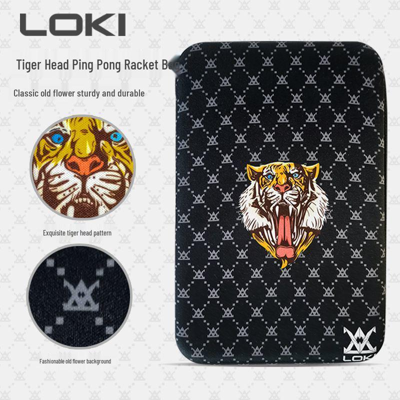LOKI Thor Table Tennis Racket Case: Portable, Durable, Hard Shell, Large Capacity Bag