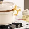 High Temperature Resistance Silicone Spatula Rack Anti Overflow Pot Clip  for Kitchen Gadget