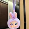 Unique Rabbit Head Plush Doll Pendant for Backpacks Soft and Cuddly Decoration Perfect for Gifts