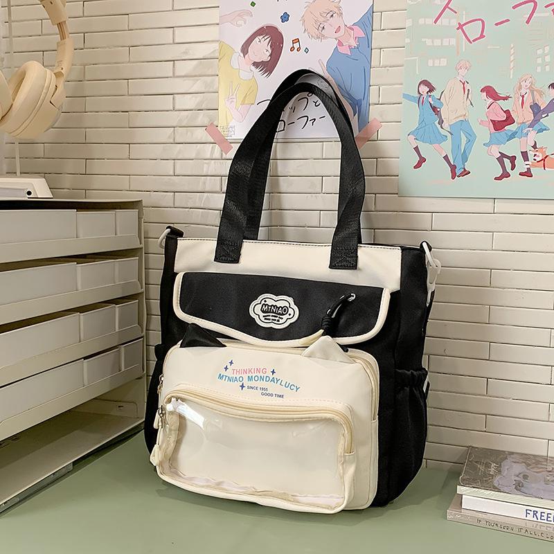 Школьный рюкзак 2025 новый ins милый высокоценный большой вместимости косметичка универсальный повседневный легкий милая сумка через плечо