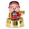 Solar Powered CAI Shen Figurine Nodding Lucky Car Dashboard CAI Shen Home Ornament Statue North CAI