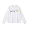 carhartt 2025 Spring and Autumn New High Quality Cotton Classic Letter Printed Plus-size Long Sleeve T-shirt for Men and Women