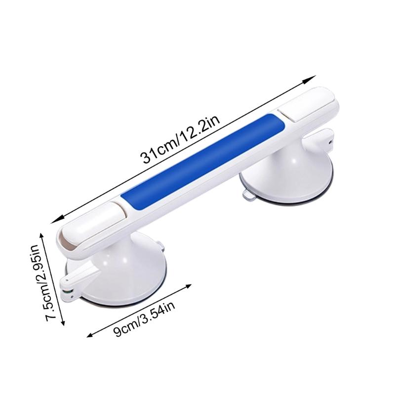 Настенный поручень для ванной, ручки для душа на присосках, поручень для ванной комнаты, съемный поручень безопасности для душа для пожилых людей