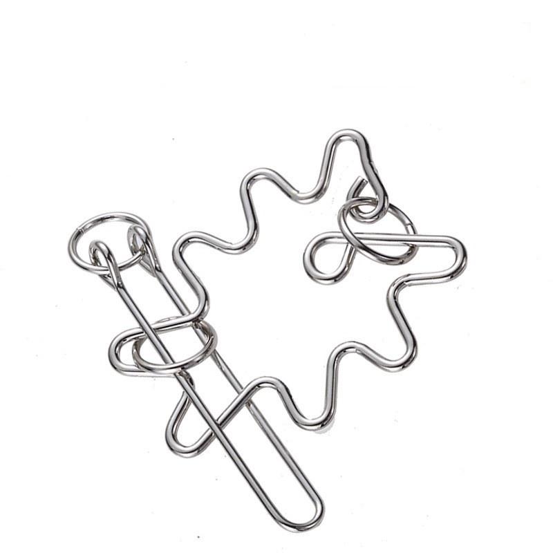 Игрушки-головоломки с девятью кольцами и высокой сложностью развязывания колец, петлеобразная игрушка для развития интеллекта, чтобы развязать кольца