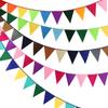 Colorful Non-Woven Fabric Pennant Flags for Weddings and Children's Parties