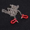 1:10 Scale Metal Alloy Chain & Tow Shackles for RC Crawler SCX10 D90 Truck Accessory