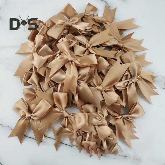50 шт. бантов из атласной ленты 3,3 дюйма банты для поделок для упаковки подарков свадебного декора шитья скрапбукинга своими руками поделки аксессуары для волос