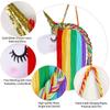 INS Unicorn Head Wall Decoration Rainbow Macrame Unicorn Children Hairclip Hair Storage with Wall-Mounted Home Decor Dropship
