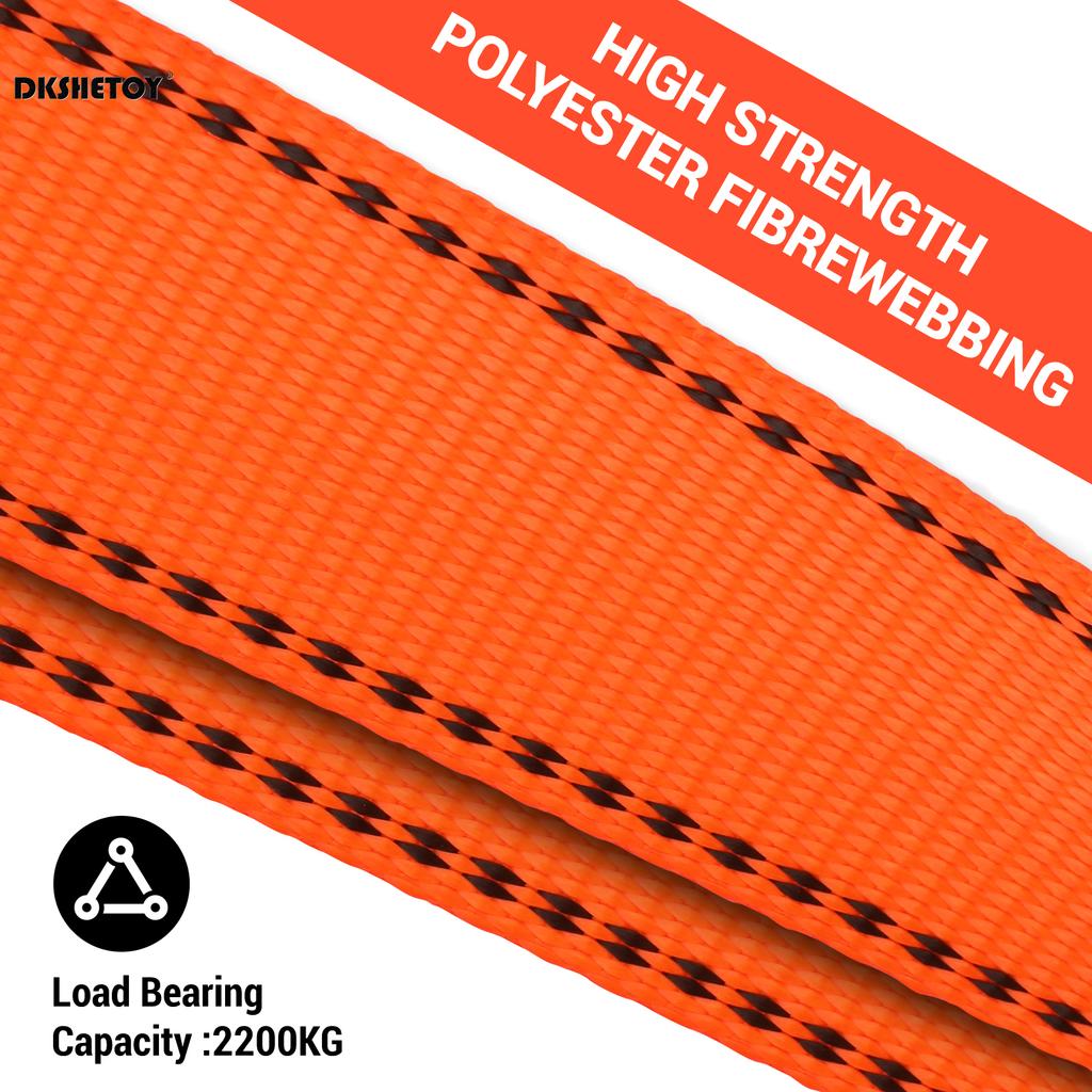 Страховочная привязь 2200 кг с крюком Защита от падения Прочный материал из полиэфирного волокна для установки кондиционеров