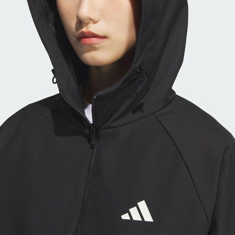 adidas Женская толстовка с логотипом на молнии, куртка KC0054