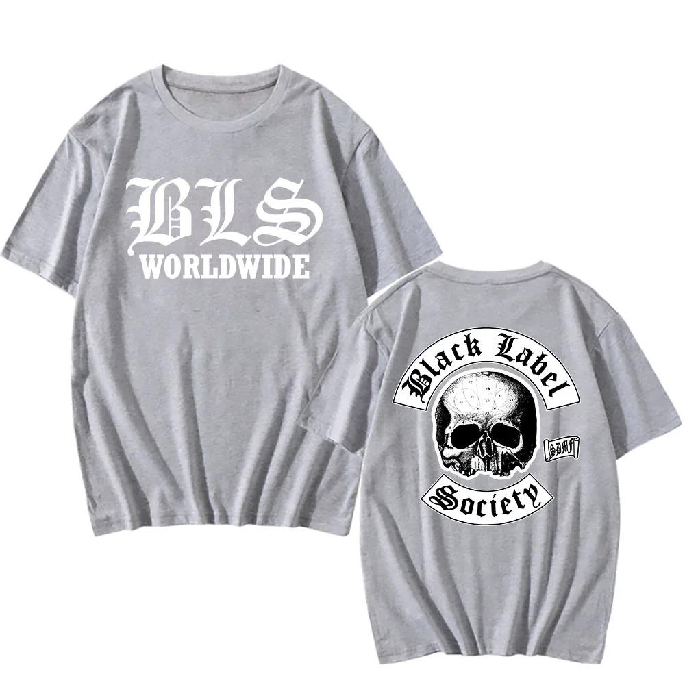 Black Label Society BLS Футболка по всему миру Закк Уайлд Хэви-метал Уличный Хип-хоп Унисекс Удобные Женские и Унисекс Футболки