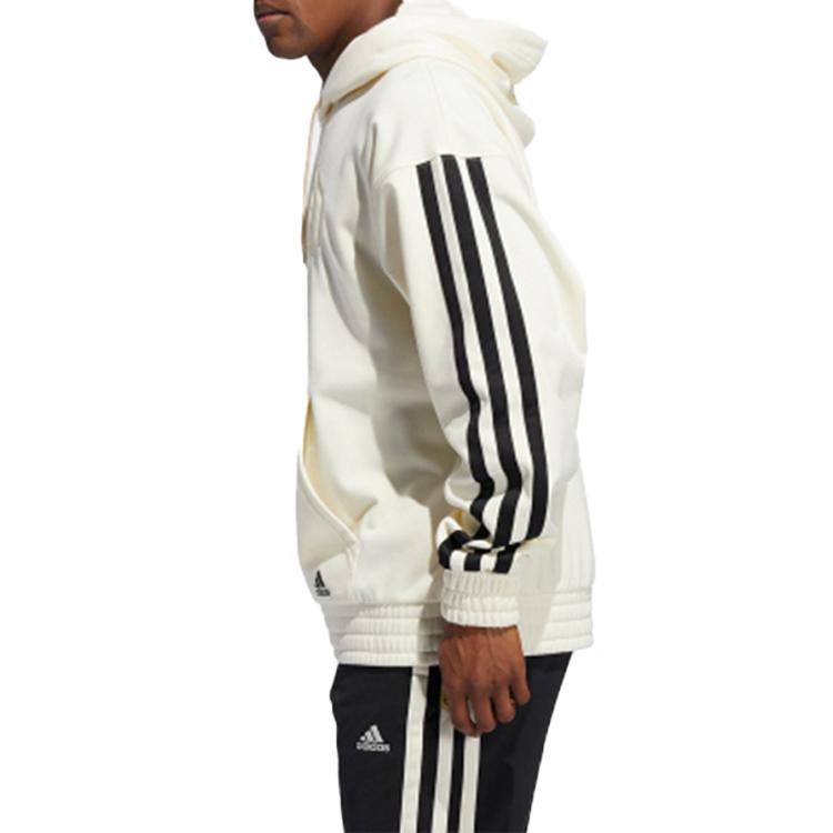 Adidas Баскетбольный спортивный пуловер с капюшоном для мужчин Off-White GL7099