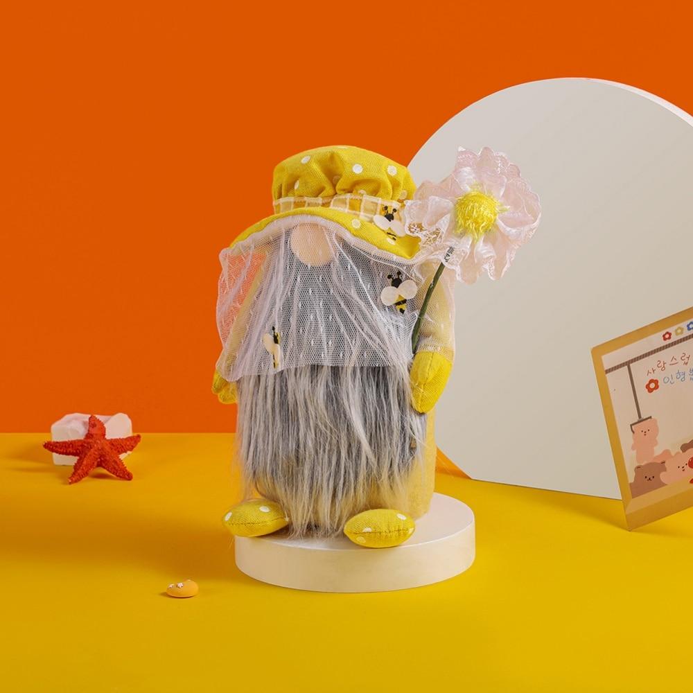 Bee Festival Dwarf Home Plush Gnomes Dolls Decoration Festive Decoration