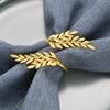 Wheat Napkin Ring Buckles Gold Tableware Dinner Table Home Party Home Decorations
